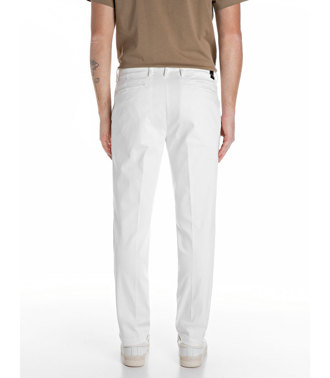 レギュラースリムBENNI Hyperflex Color スーパーストレッチチノパンツ 詳細画像 ナチュラルホワイト 2